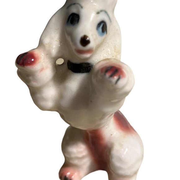 Small Poodle Dog Figurines Set of two Vintage Dogs - Picture 3 of 12